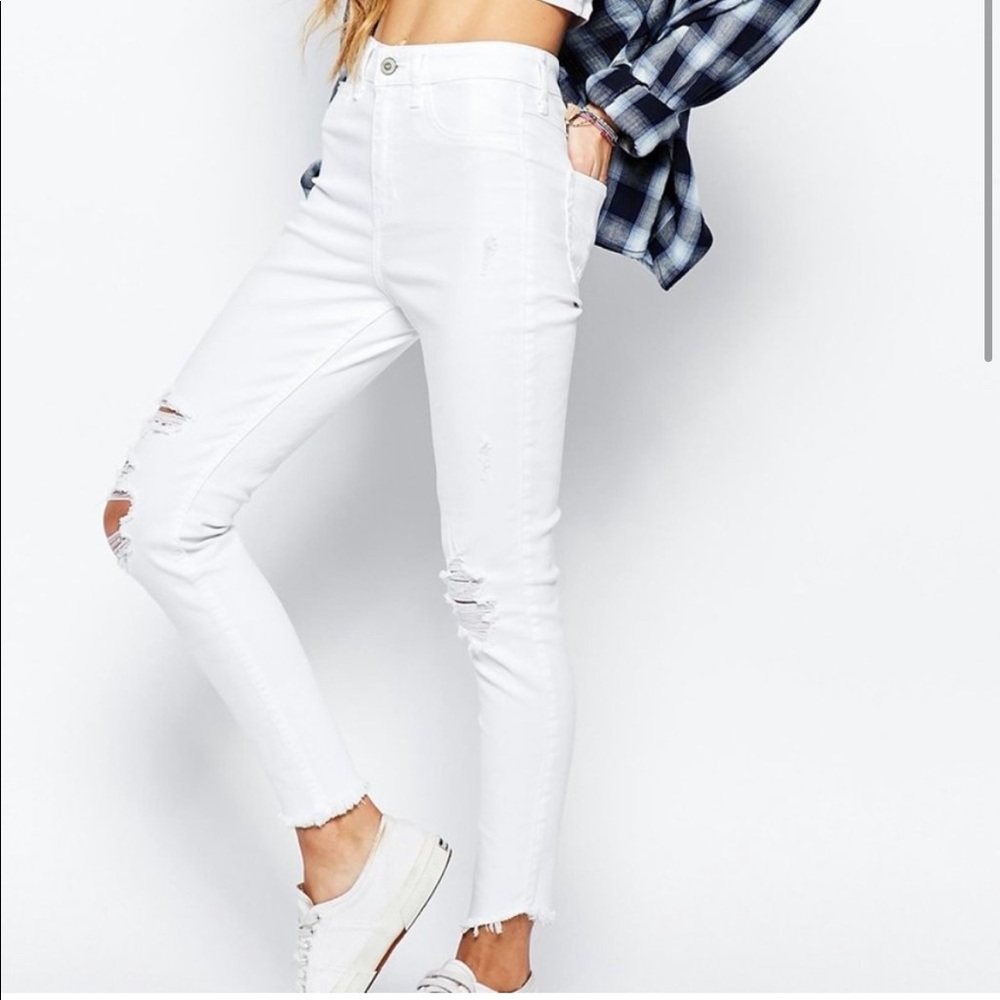 Hollister High Rise Super Skinny Skinny Crop